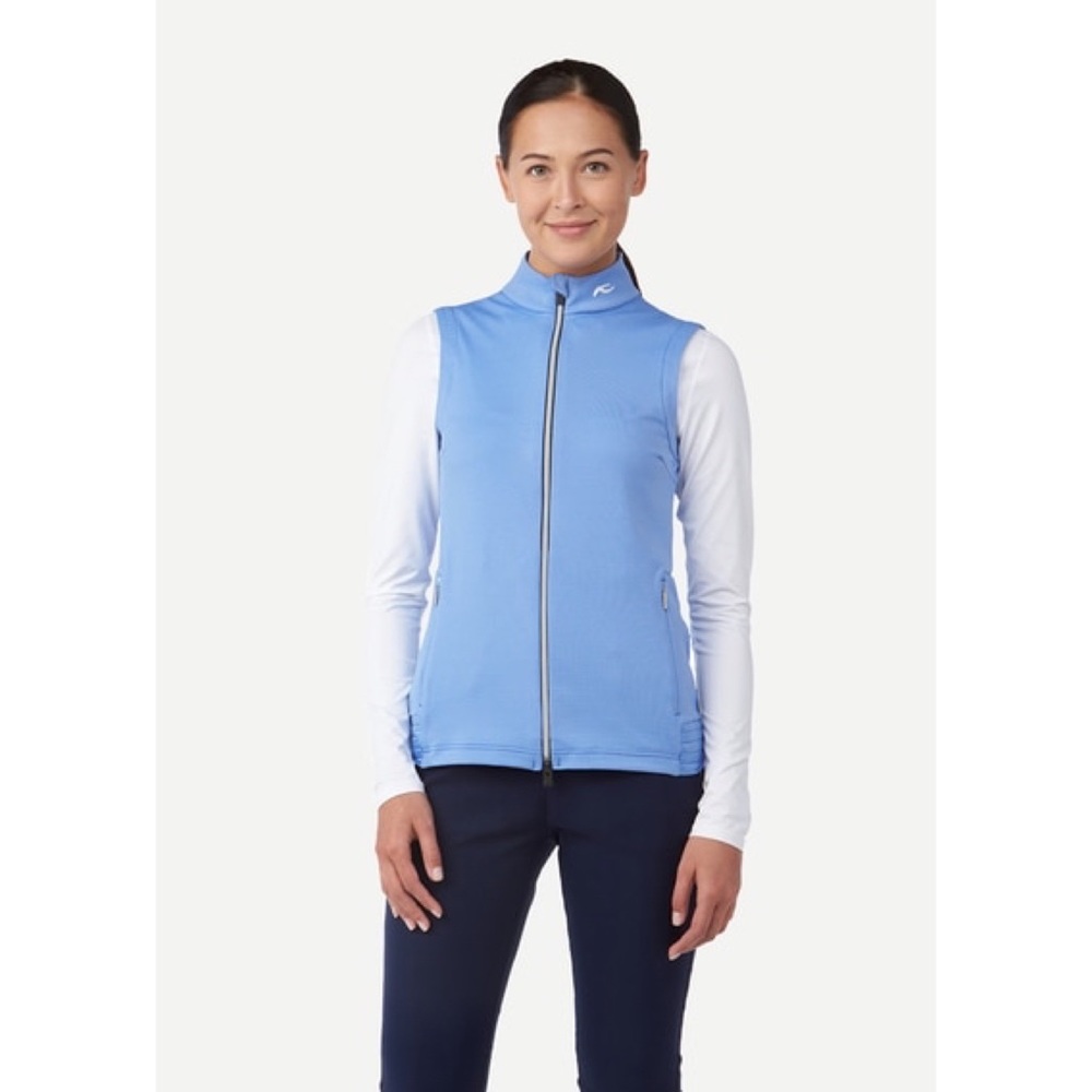 KJUS Women's Nina Midlayer Vest Vista Blue Medium